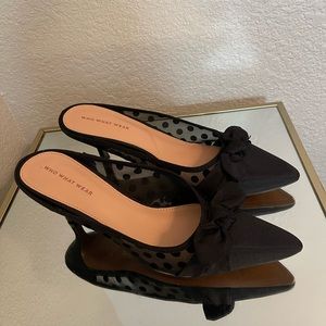 Kitty kitten heeled mules size 10